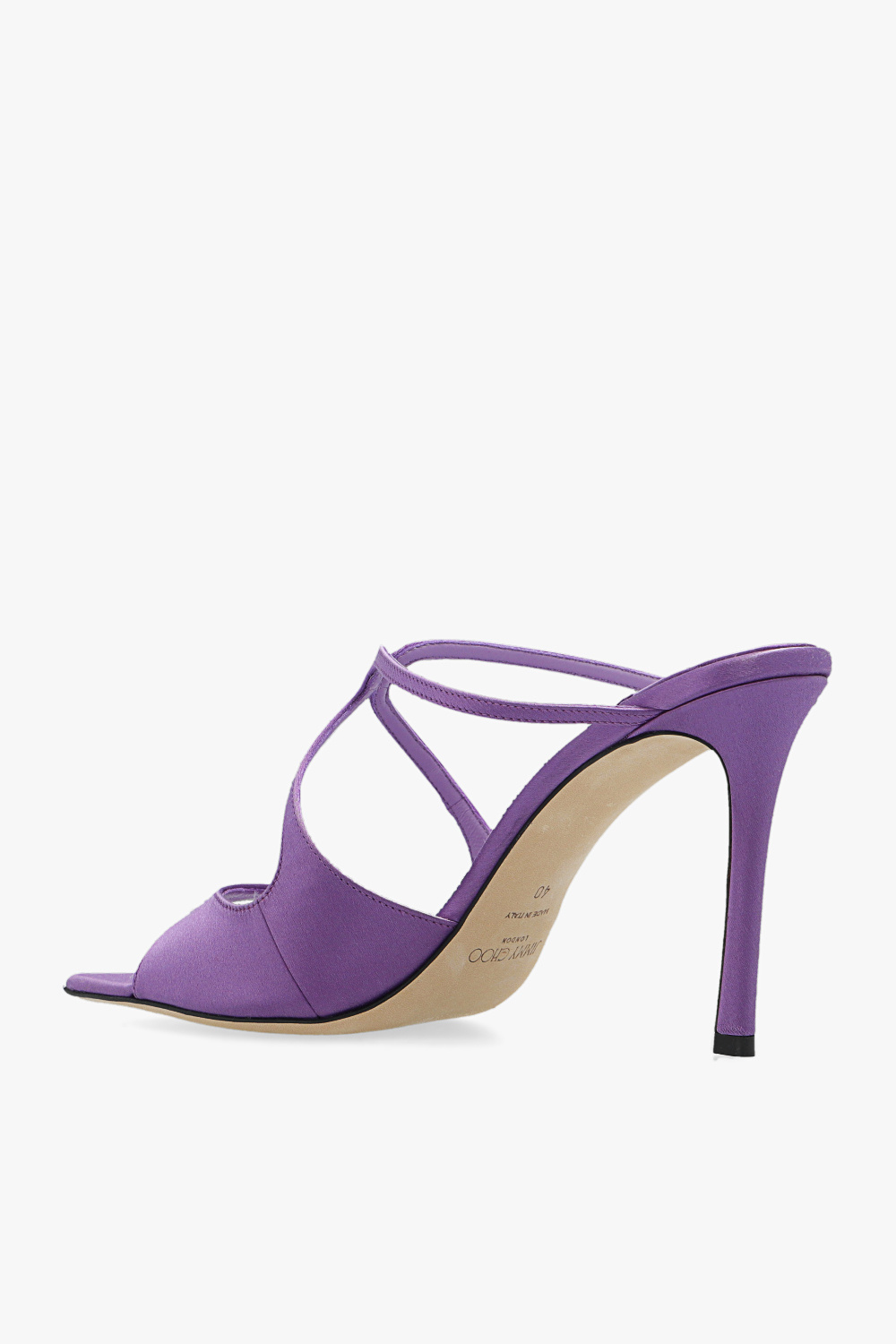 ☆国内発送☆ Jimmy Choo Annika' sandals Jimmy Choo Annika Monogrammed Heeled Mules 35 | Harrods UK
